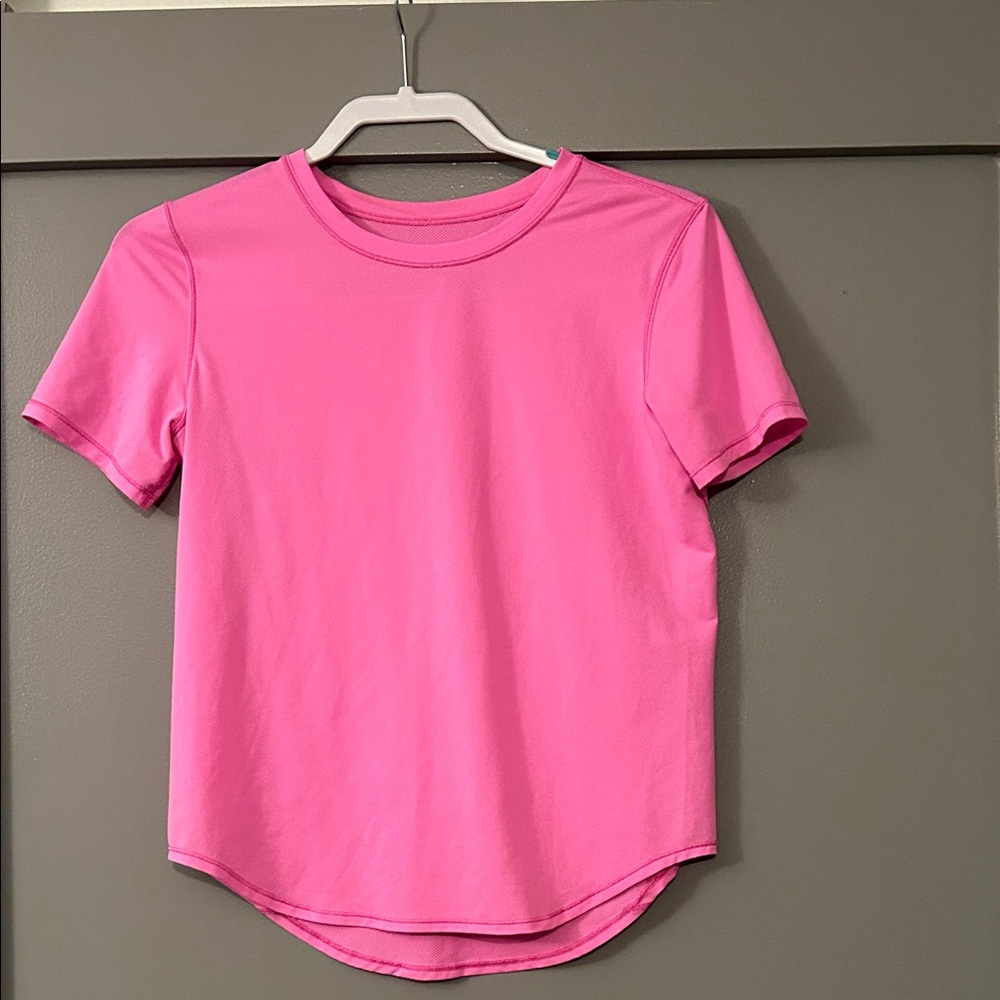 lululemon athletica Pink Short Sleeve Tee